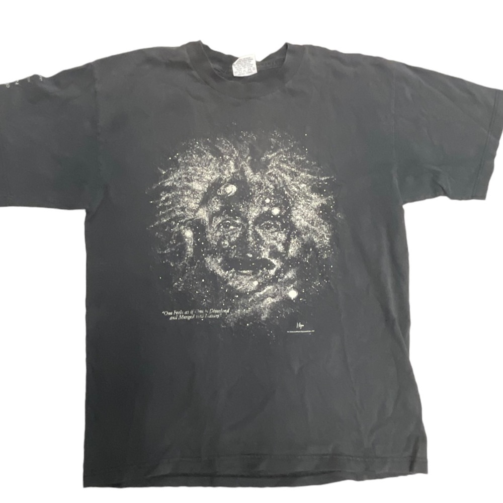 Vintage Albert Einstein T-Shirt Chicago American Museum Of Science Size Large